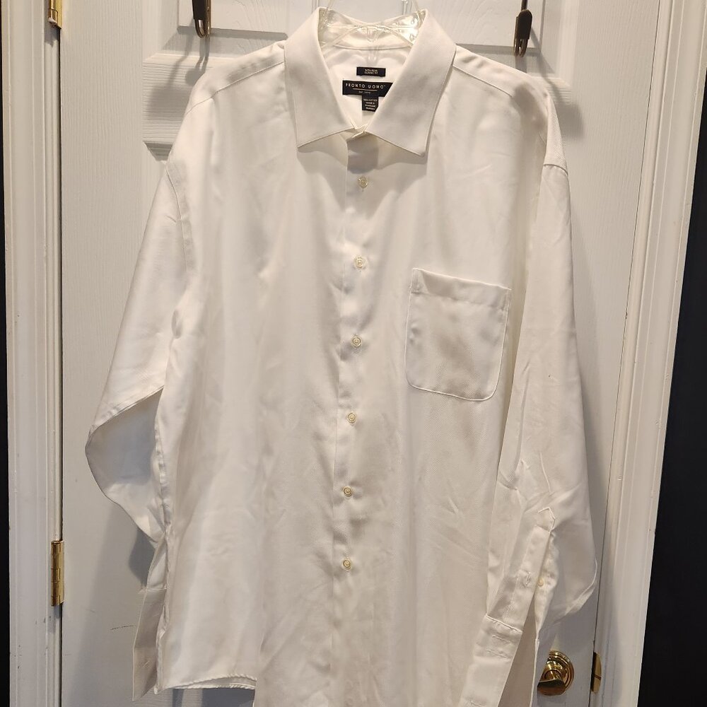Formal Crisp White Shirt XXX 18 34/35 $4.99 SHIPPING